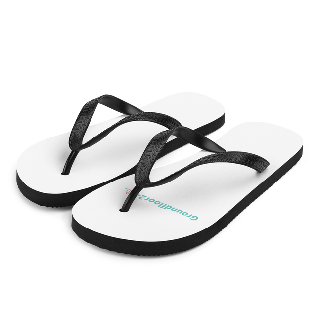 Flip-Flops with Groundfloor24 Logo
