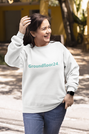 Crop Sweatshirt with Groundfloor24 Logo