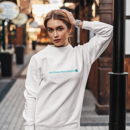 Crop Sweatshirt with Real Estate Matching24 Logo