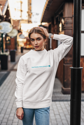Crop Sweatshirt with Real Estate Matching24 Logo