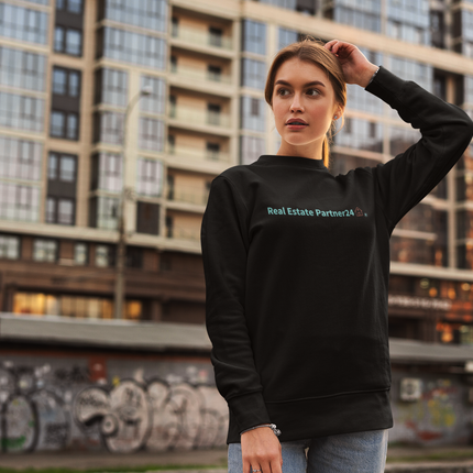 Crop Sweatshirt with Real Estate Partner24 Logo