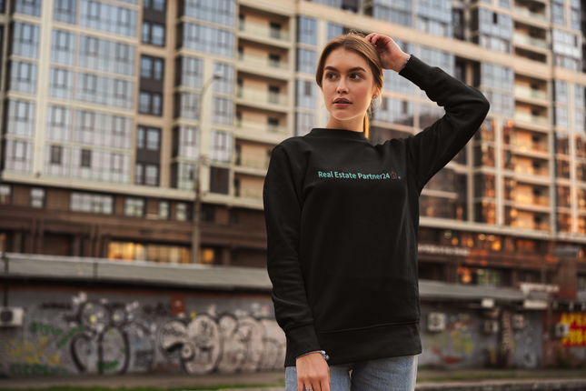 Crop Sweatshirt with Real Estate Partner24 Logo