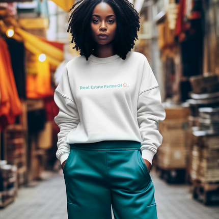 All-Over Print Crop Tee with Real Estate Partner24 Logo