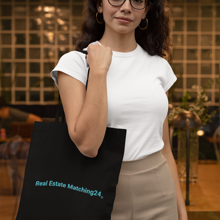 Tote bag with Real Estate Matching24 Logo