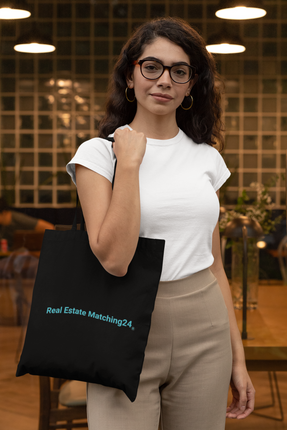 Tote bag with Real Estate Matching24 Logo