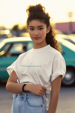 Youth crew neck t-shirt Groundfloorview24 with House