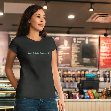 Crop Tee with Real Estate Partner24 Logo