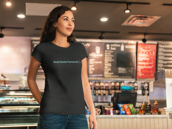 Crop Tee with Real Estate Partner24 Logo