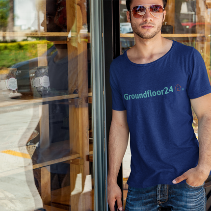 Unisex organic cotton t-shirt with Groundfloor24 Logo
