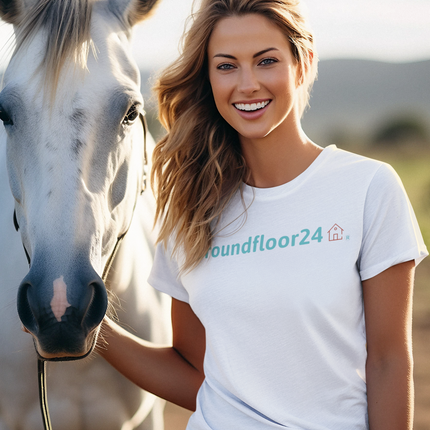 Unisex t-shirt with Groundfloor24 Logo