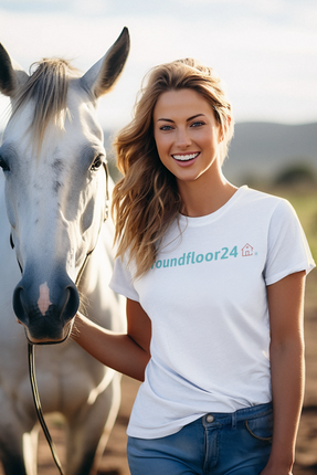 Unisex t-shirt with Groundfloor24 Logo