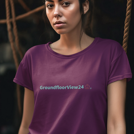 Organic cotton kids t-shirt Groundfloorview24 with House