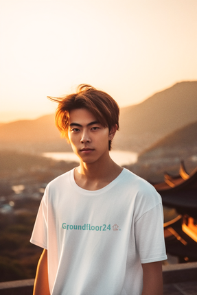 Short-Sleeve Unisex T-Shirt with Groundfloor24 Logo