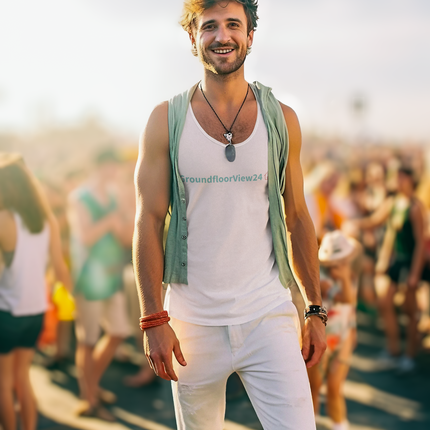 Unisex Tank Top Groundfloorview24 with House
