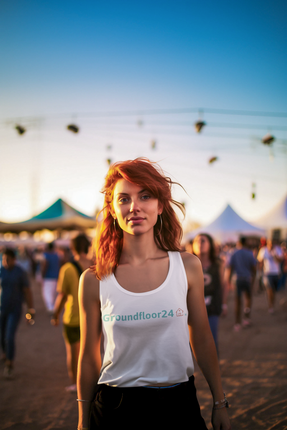 Unisex Tank Top with Groundfloor24 Logo