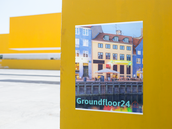 Nyhavn Poster with Groundfloor24 Logo