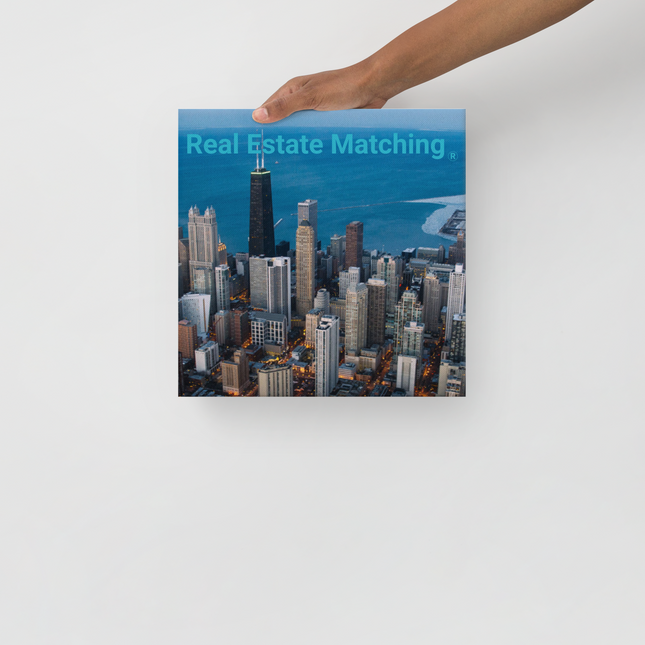 Beutiful Sinari Thin canvas with Real Estate Matching Logo