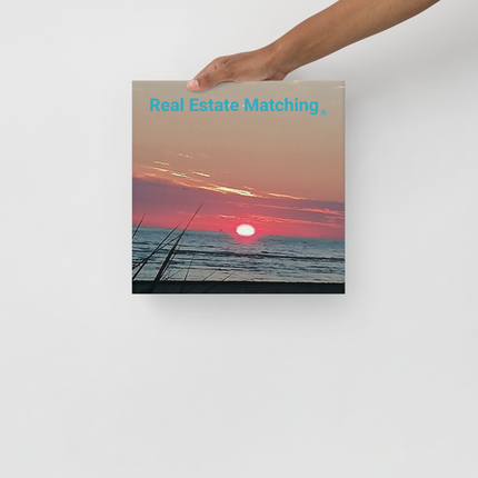 Beutiful Thin canvas with Real Estate Matching Logo