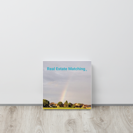 The Rainbow Sinari Thin canvas with Real Estate Matching Logo