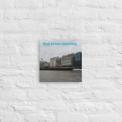 Beautiful Place Thin canvas with Real Estate Matching Logo
