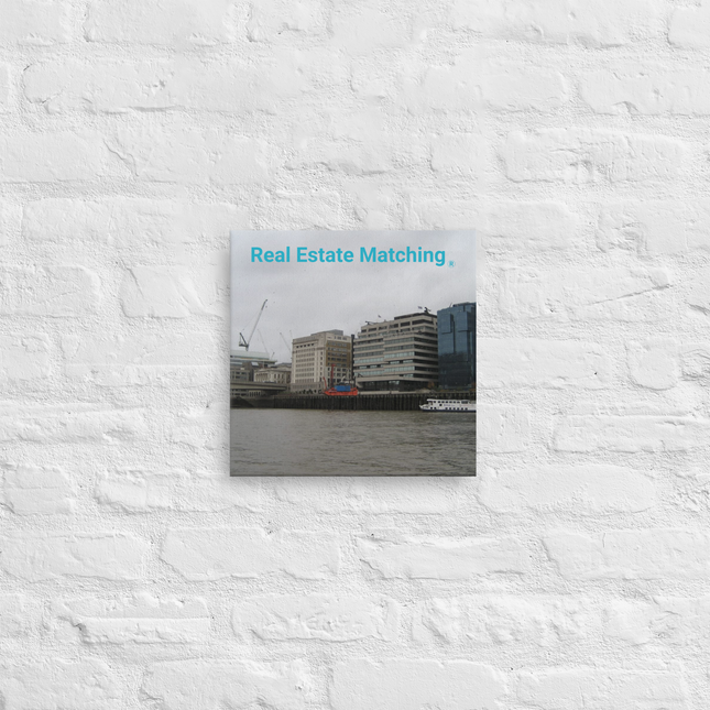Beautiful Place Thin canvas with Real Estate Matching Logo