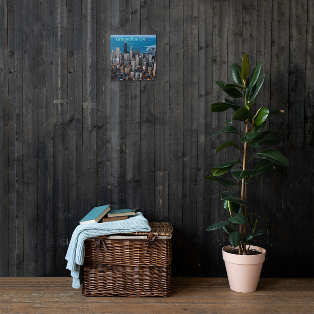 Beutiful Sinari Thin canvas with Groundfloor24 Logo
