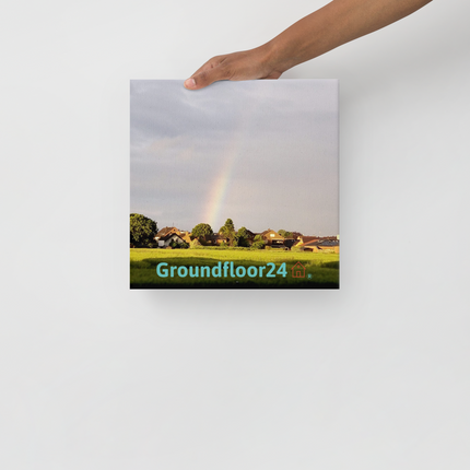 The Rainbow Sinari Thin canvas with Groundfloor24 Logo