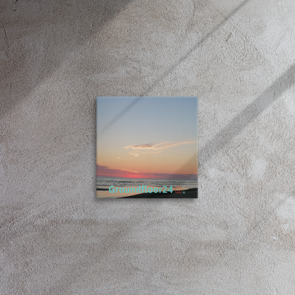 Sunset Sinari Thin canvas with Groundfloor24 Logo