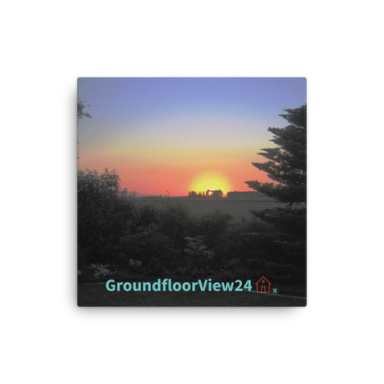 Beautiful Sunset Sinari Thin canvas with groundfloorview24 with House Logo