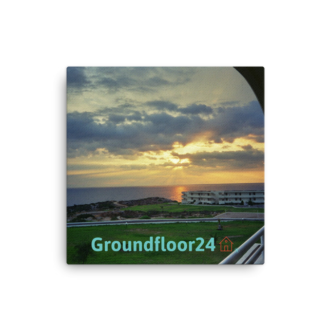Natural View Thin canvas with Groundfloor24 with House Logo