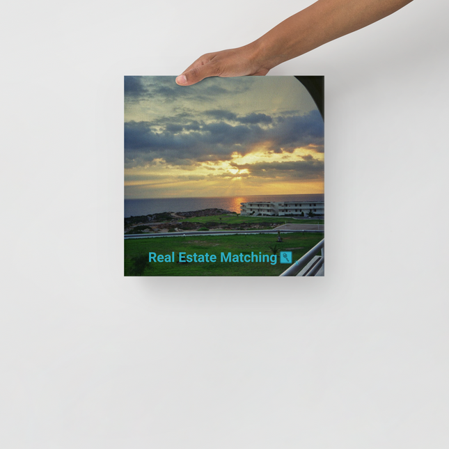 Natural View Thin canvas with realestatematching with key Logo