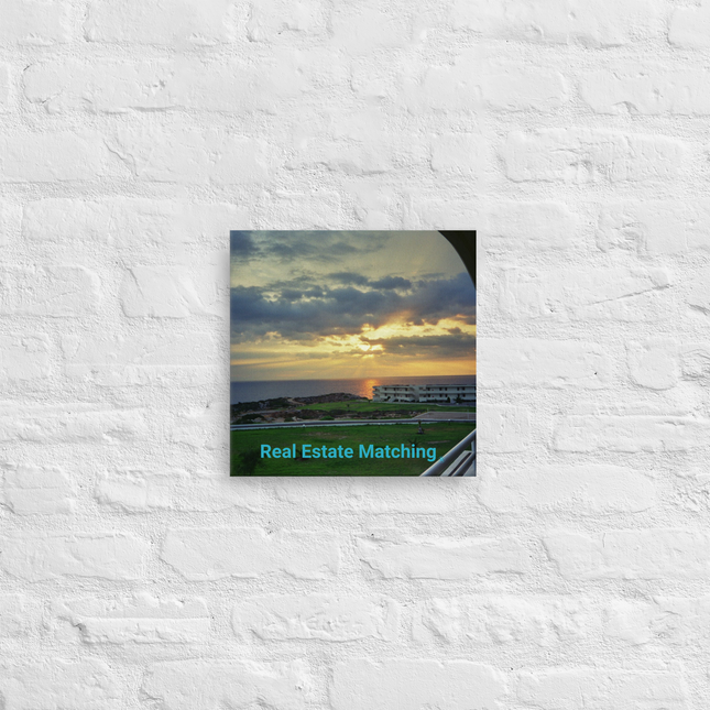 Natural View Thin canvas with realestatematching without key Logo