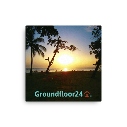 Beautiful Sea View Thin canvas with Groundfloor24 with House Logo