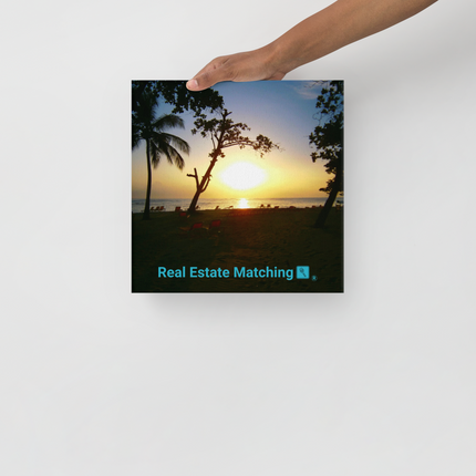 Beautiful Sea View Thin canvas with realestatematching with key Logo
