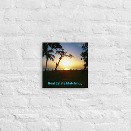 Beautiful Sea View Thin canvas with realestatematching without key Logo
