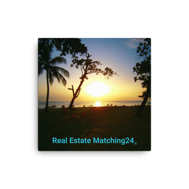 Beautiful Sea View Thin canvas with realestatematching24 without key Logo