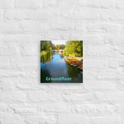 Beautiful Nature Thin canvas with Groundfloor with House Logo