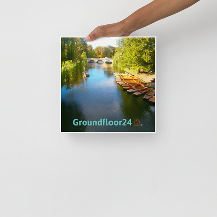 Beautiful Nature Thin canvas with Groundfloor24 with House Logo