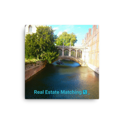 Beautiful Canel Thin canvas with realestatematching with key Logo