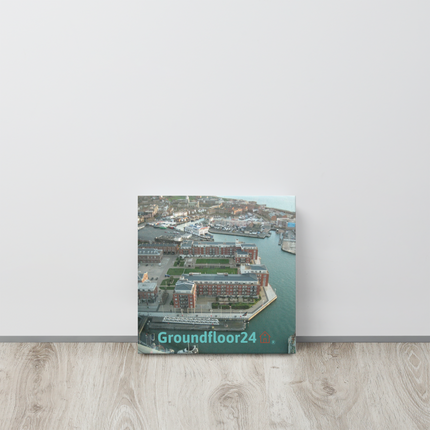 Nice City Thin canvas with Groundfloor24 with House Logo