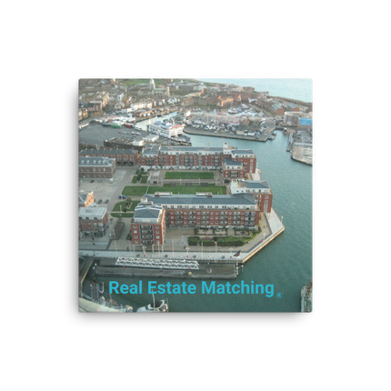 Nice City Thin canvas with realestatematching without key Logo