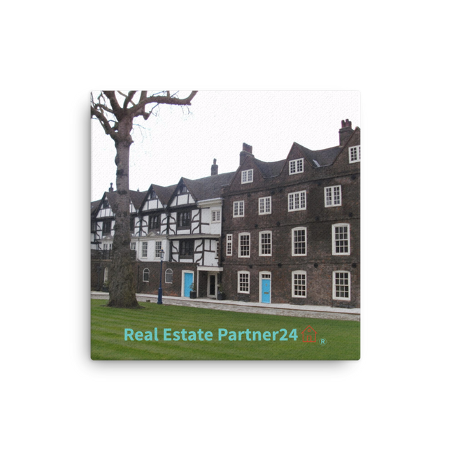 Beautiful Palace Thin canvas with realestatepartner24 with house Logo
