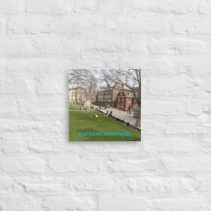 Beautiful Park Thin canvas with realestatematching with key Logo