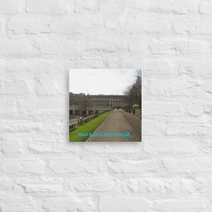 Majestic Palace Thin canvas with realestatematching with key Logo