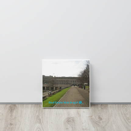 Majestic Palace Thin canvas with realestatematching24 with key Logo