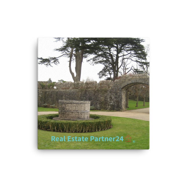 Nature's Wonders Thin canvas with realestatepartner24 with house Logo