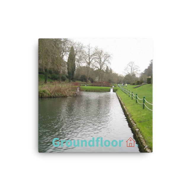 Lakeside Beauty Thin canvas with Groundfloor with House Logo