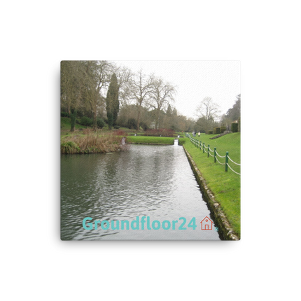 Lakeside Beauty Thin canvas with Groundfloor24 with House Logo