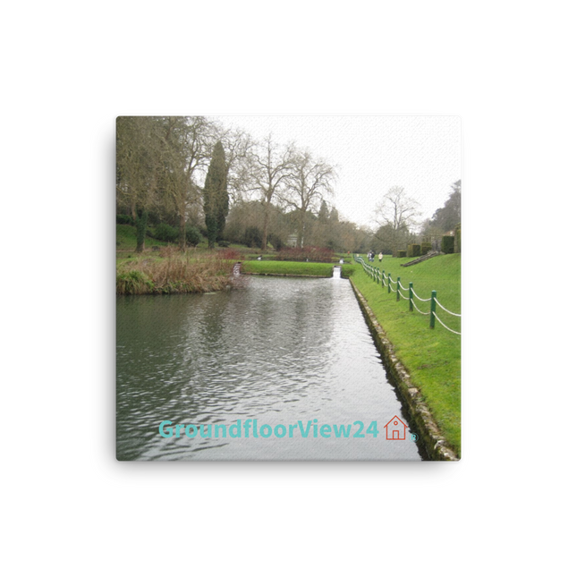Lakeside Beauty Thin canvas with groundfloorview24 with House Logo