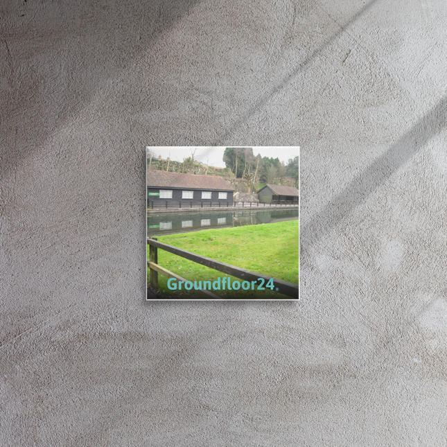 Lakeside Serenity Thin canvas with Groundfloor24 without House Logo